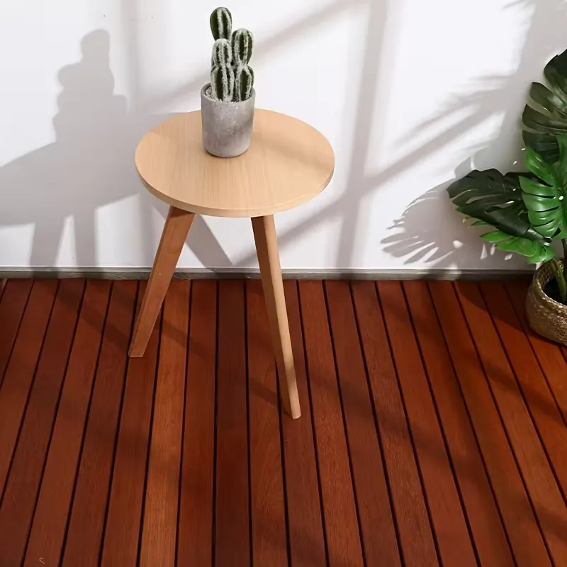6pcs Waterproof Wooden Deck Tiles