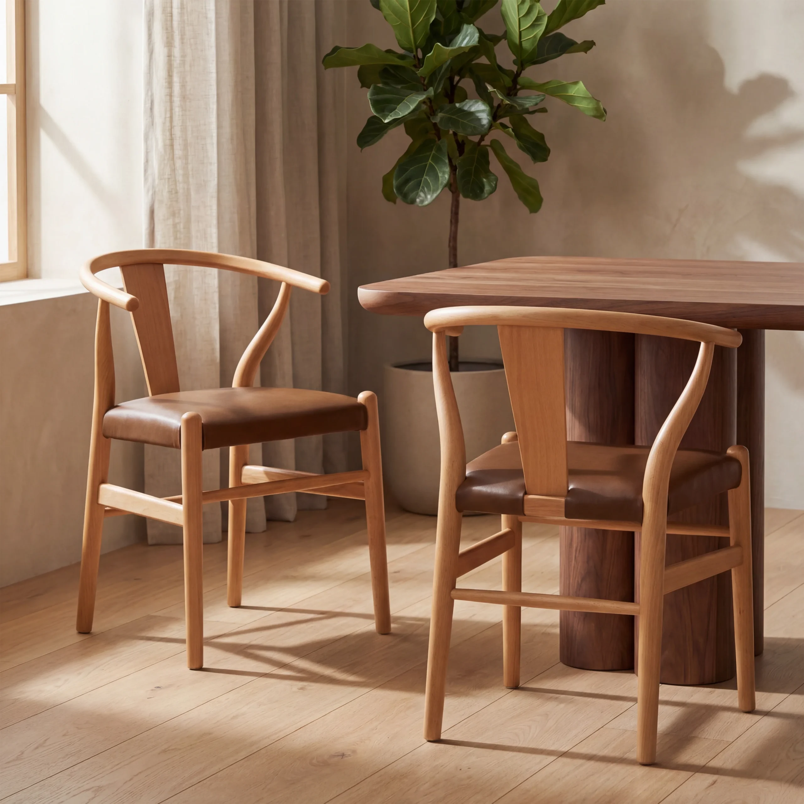 Bjorn Wooden Dining Chair - Image 2
