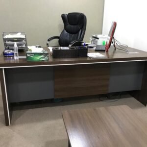 Dark Grey Office Desk