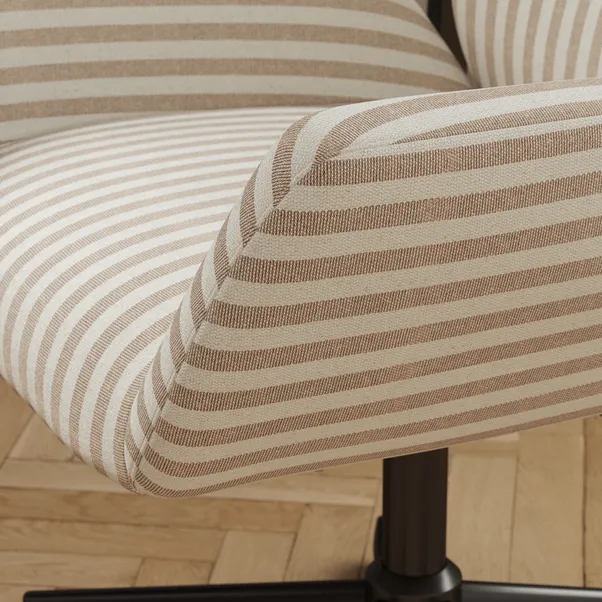 Ginny Linford Stripe Swivel Office Chair - Image 4