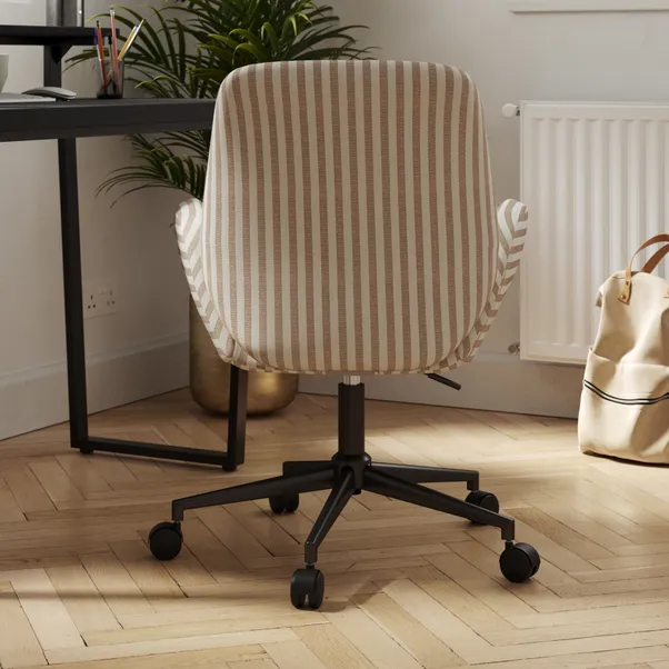 Ginny Linford Stripe Swivel Office Chair - Image 2