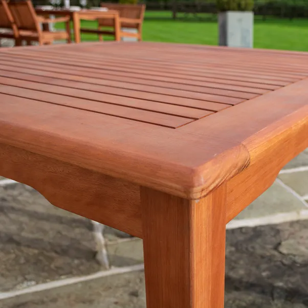 Willington 4 Seater Dining Set Square Table - Image 2